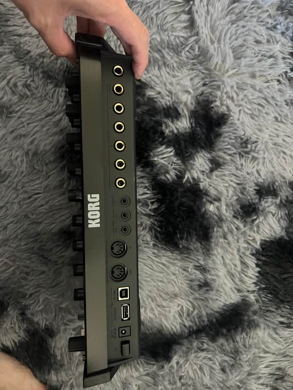 Korg Drumlogue Hybrid Drum Machine 2022 - Present - Black image 1