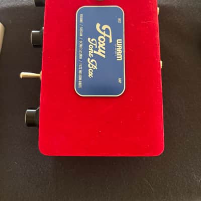 Warm Audio Foxy Tone Box Octave Fuzz Guitar Effects Pedal Limited Edition Red image 4