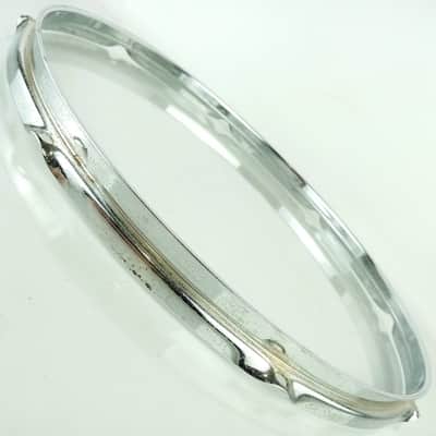 Ludwig 16"8Lug 60-70s 1.6mm Floor Tom Drum Batter Rim/Hoop Triple Flange Vintage image 2