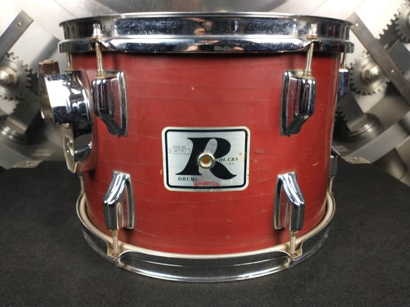 Rogers "Big R" 13" x 9" Rack Tom Cherry USA image 1