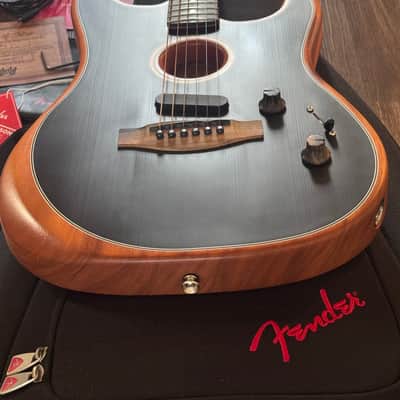Fender American Acoustasonic Stratocaster 2020 - Black image 3