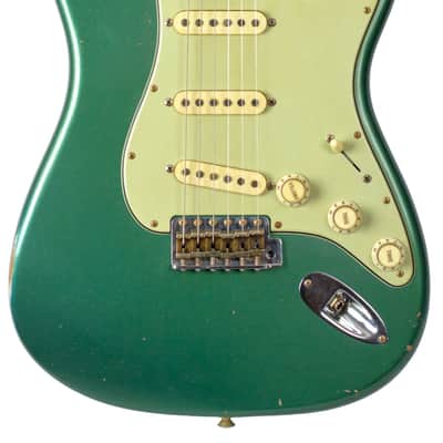 New Fender Custom Shop Andy Hicks Masterbuilt '64 Fat Strat Journeyman Sherwood Metallic #AH0237 image 3