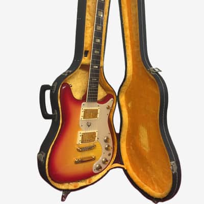 Epiphone ET-290 Crestwood 1974 - 1978 - Cherry Sunburst with OHSC image 5