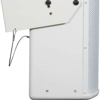 Galaxy Audio LA4DPMW 100 Watt Powered Line Array Speaker - White image 2