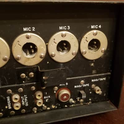 Bogen MX30A Mixer Amplifier 30 Watt 7868 Tube Amp PA Head 1965 - Black image 8