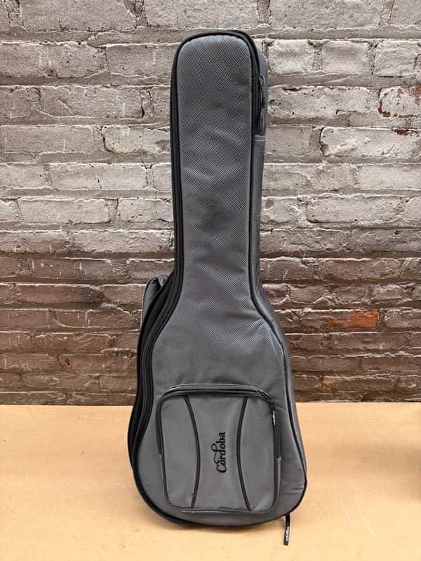 Cordoba Padded Gig Bag / Soft Case for Classical Guitar or Large Ukulele – Gray - Backpack Straps image 1