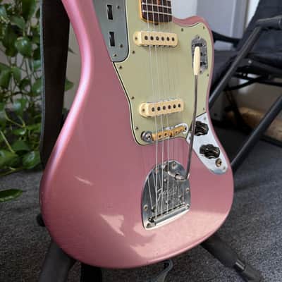 Fender Custom Shop '64 Reissue Jaguar Journeyman Relic Burgundy Mist Metallic image 3