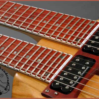 Custom REK Portato Guitar two-handed tapping touch. Like a doubleneck double neck Chapman Stick image 3