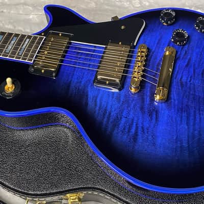Immagine NEW! Gibson Dealer Select Custom Shop Les Paul Custom Blue Widow AAA Figured Flame Top - Authorized Dealer - 10.25lbs - G07682 - 8