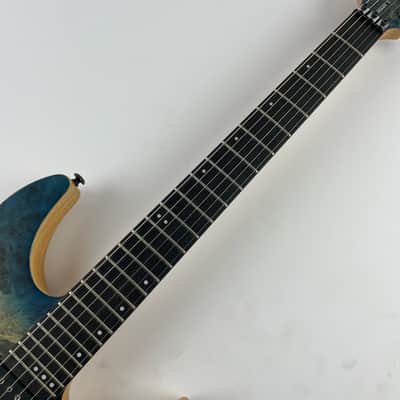 Schecter Reaper-6 FR - Satin Sky Burst Floyd Rose, Set up and ready to go! image 4