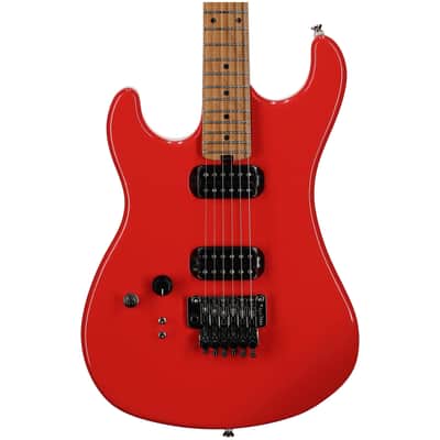 Kramer 84 HH FR Electric Guitar, Left-Handed, Maple Fingerboard (with Gig Bag), Radiant Red image 4