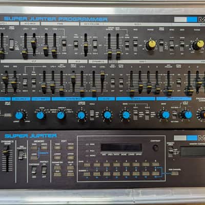 Roland MKS-80 Super Jupiter Rackmount Sound Module with MPG-80 Programmer 1984 - 1989 - Black