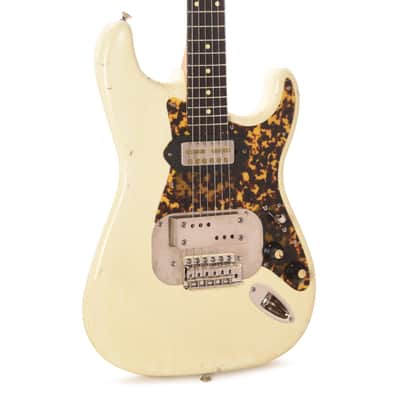 Waterslide S-Style Coodercaster Aged White Nitro w/ Mojo Lap Steel & Gold Foil Pickups (Serial #592026) image 1
