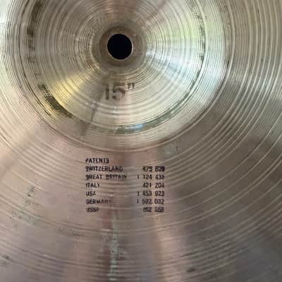 Paiste 2002 Sound Edge Hi-Hats 15” Vintage 1980 - 1149g/1245g image 6