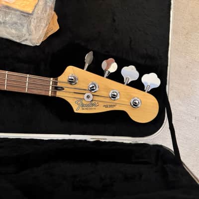 1992 American Standard Jazz Longhorn "boner" Bass - Royal Blue - Excellent Condition image 4