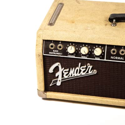 Fender Blonde Bassman Head w/ Matching 2x12 Cab Owned by Mike Campbell image 9
