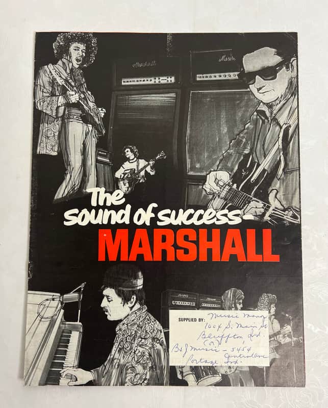 very Rare Marshall 1967 catalog image 1