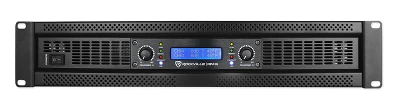 Rockville RPA16 10000 Watt Peak / 3000w RMS 2 Channel Power Amplifier Pro/DJ Amp image 1