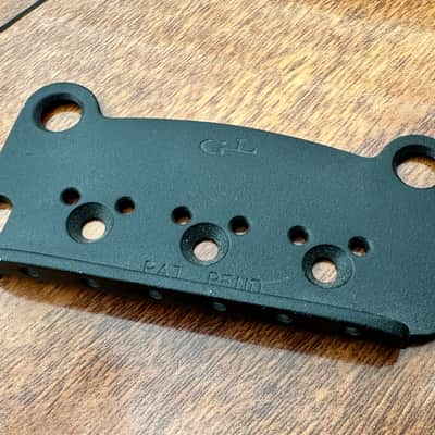 Left Handed G&L Dual Fulcrum Vibrato Bridge Plate 1980-2000 - Black image 1