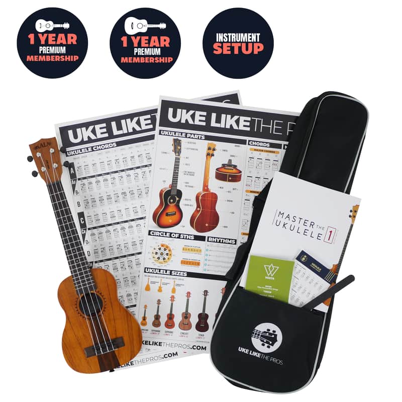 Kala JT-SLNG Longneck Soprano Ukulele — Limited Bundle with Online Course & Accessories
