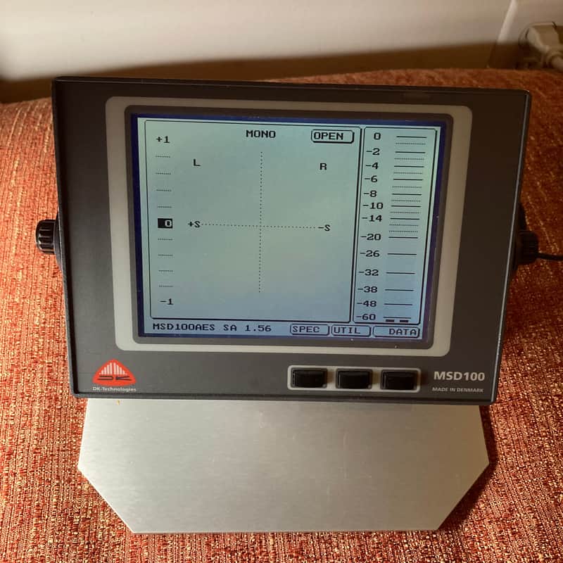 DK Technologies MSD100 Stereo Audio & Loudness Meter image 1