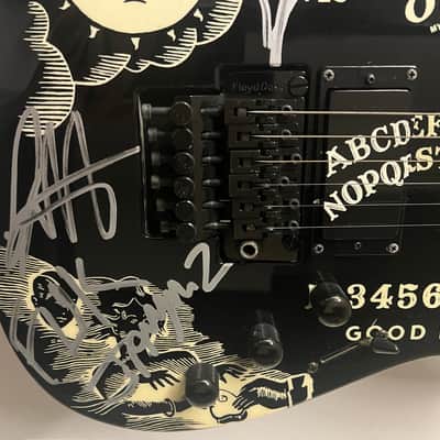 ESP KH-2 Ouija Kirk Hammett Signature 1997 - 1998 - Black with Ouija Graphic image 4