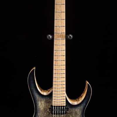 Mayones Duvell Elite 6 B27 Trans Natural Black Burst Satin image 13