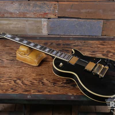 1984 -Gibson Les Paul Custom Ebony with factory Kahler Trem image 8