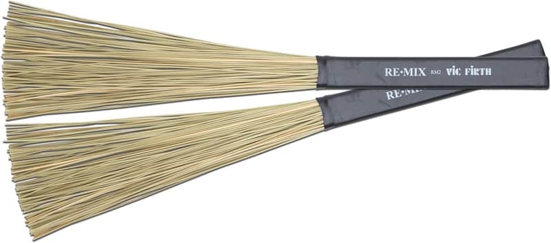 Vic Firth REMIX Brushes - RM2 African Grass Drumsticks / Brushes image 1