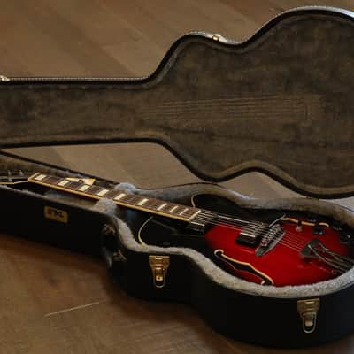 2015 Ibanez Artcore AF75-TRS-12-06 Hollowbody Electric Guitar Trans Red Sunburst + Hard Case image 20