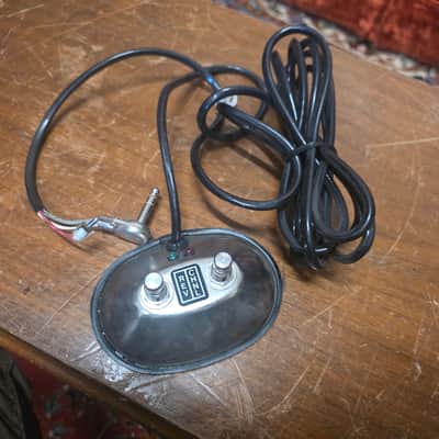 Fender 2 button Footswitch w LED rca trs 1980s image 1