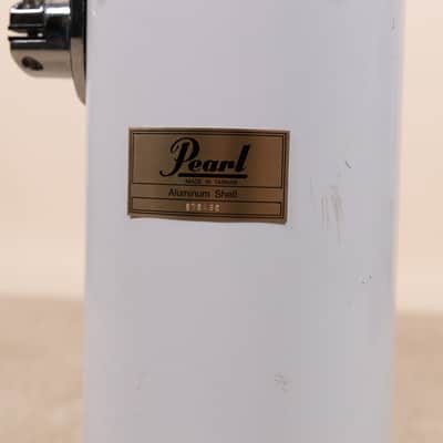 Pearl 6x18 Arctic White Aluminum Rocket Tom image 2