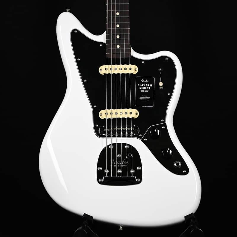 Fender Player II Jaguar Electric Guitar - Polar White (MX24047945) image 1