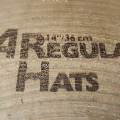 STUDIO SALE! Vintage Sabian AA 14" Regular Hi Hats 1990s Canada image 6