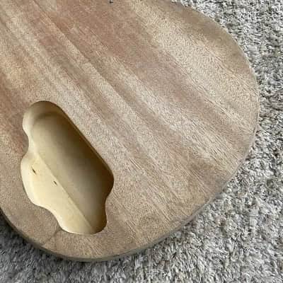 Unfinished Basswood Guitar Single Cut Body DIY Project image 7