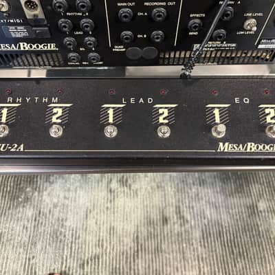 Mesa Boogie Quad Preamp with FU-2A Footswitch; IIC+ and III; Midi Capable image 9
