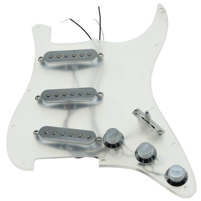 Strat Pickguard Custom | Premium Fit & Guitar Style-Transparent-CR image 1