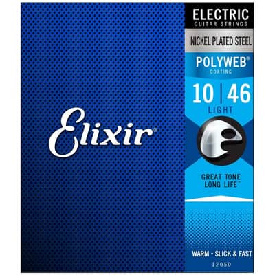 Immagine Elixir Electric Guitar String Set POLYWEB Coating Light .010-.046 E12050 - 2