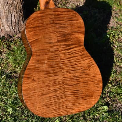 ✴️ Video Included – Masterbuilt 1991 Schneider Classical Guitar, Flame Maple – Great Condition and Excellent Sound image 1