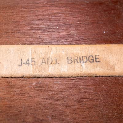 1961 Gibson J-45 ADJ Vintage Dreadnought Acoustic Guitar Cherry Sunburst w/ Case image 6