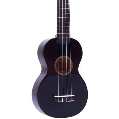 Mahalo MR1 Rainbow Series Ukulele with soft Cover Black image 1