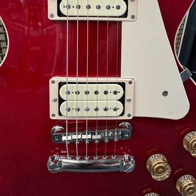 Gibson Les Paul Classic 2022 Bare Knuckle Cold Sweat Pickups - Translucent Cherry image 7