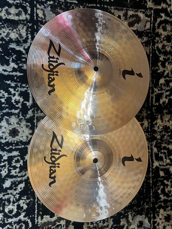 Mint Zildjian 13" I Family Hi-Hat Cymbals (Pair) - Traditional image 1