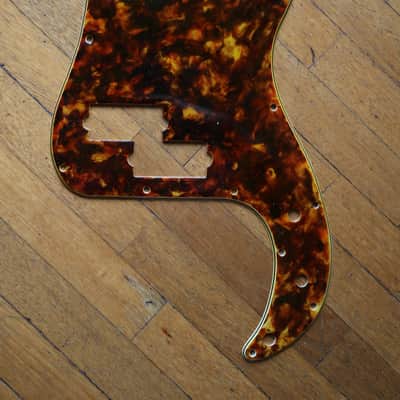 Tortoise shell precision bass pickguard scratchplate image 2