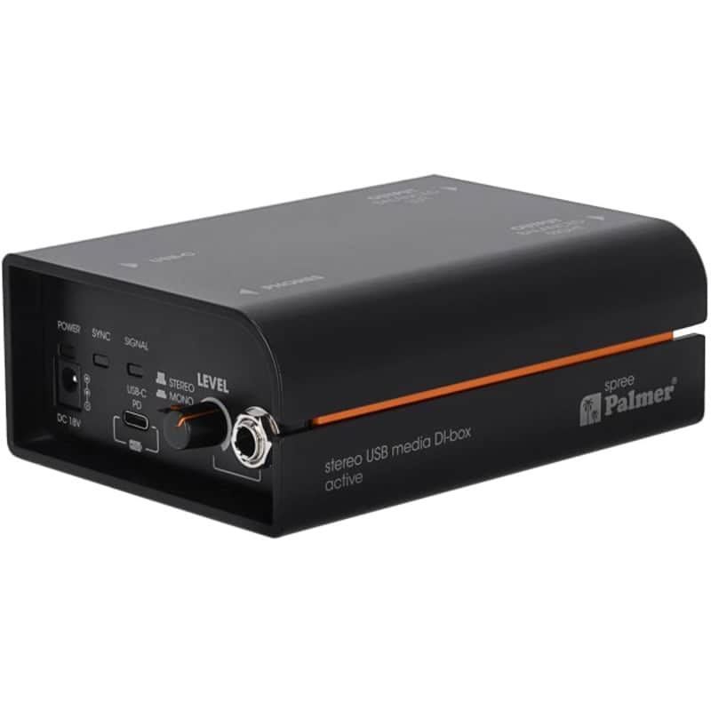 Palmer SPREE Aktive Stereo-Media-DI-Box + USB-C image 1