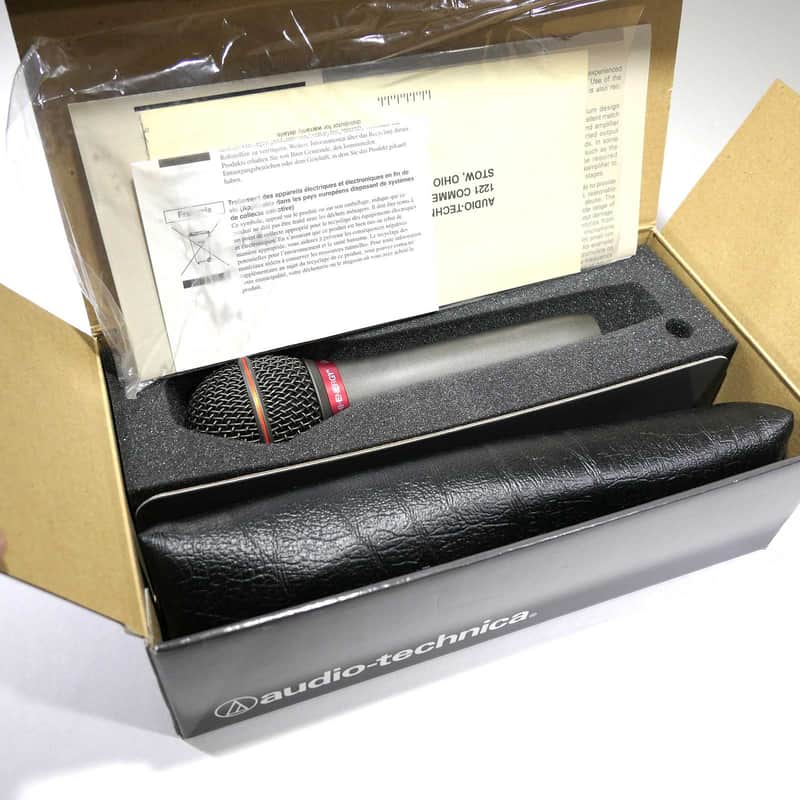 Genuine Audio-Technica ATM27HE Hypercardioid Dynamic Handheld Microphone Mic Same Day Shipping #DJ02