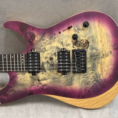 Schecter Reaper-6 Diamond Series 2019 - Aurora Burst image 2