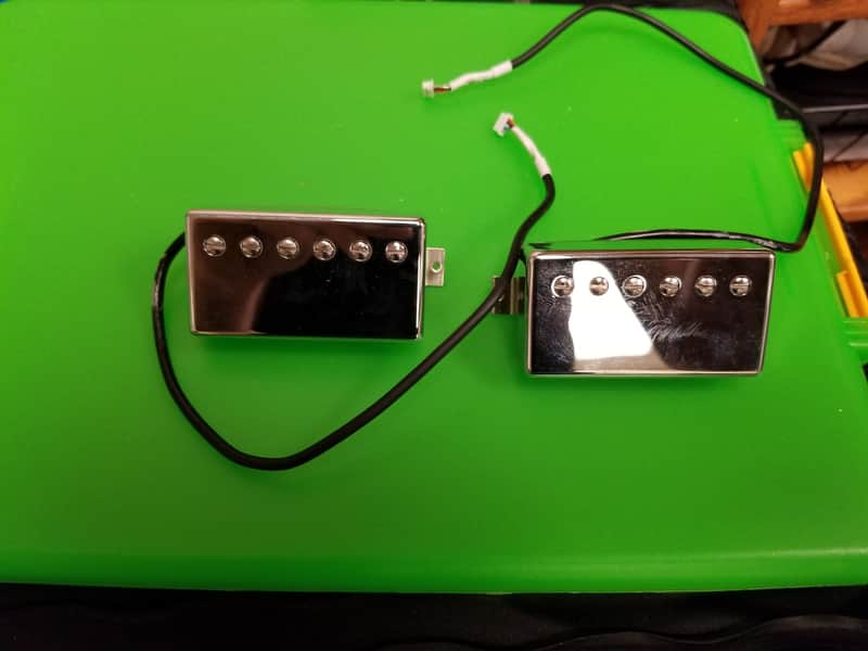 Gibson 490 R 498 T Pickup Set With Full Wiring Set Harness 490r