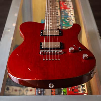 Suhr Oso w/Mahogany Body and Short Scale - Trans Red image 2