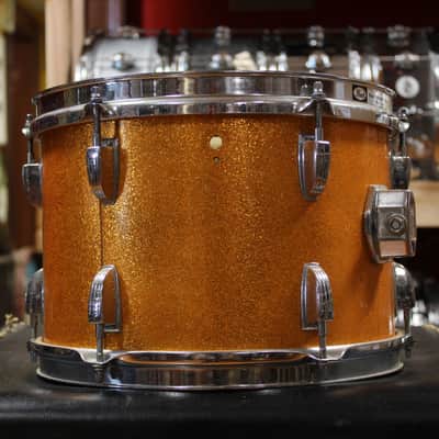 1960s Ludwig 8x12 Tom in Gold Sparkling Pearl image 3